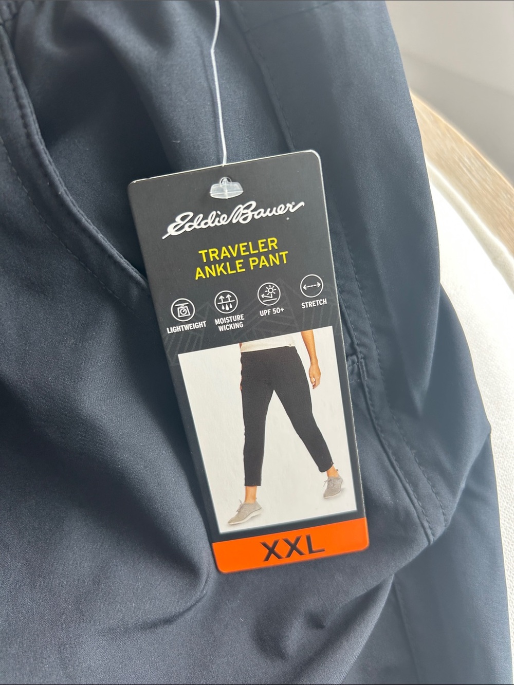 Eddie Bauer Traveler Ankle Pant - black xxl